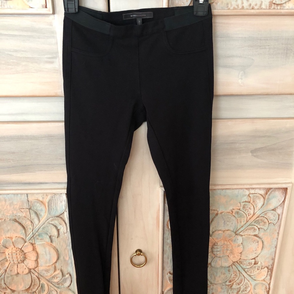 BCBG Maxazria Black Leggings